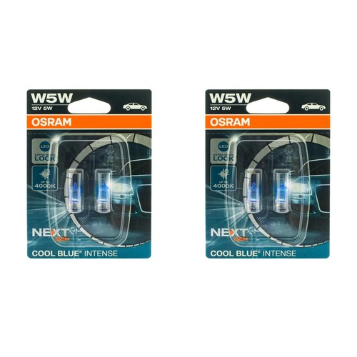 Osram w5w cool blue - blue, intense