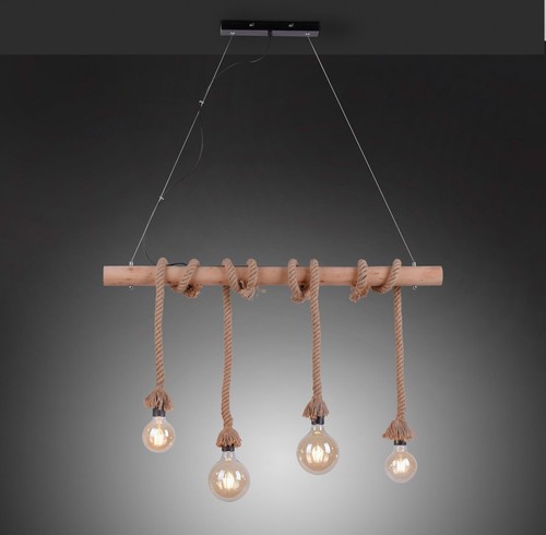 Just light pendelleuchte rope - just,