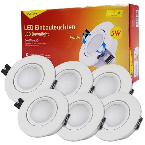 Set led deckenspot - 6x, 40w