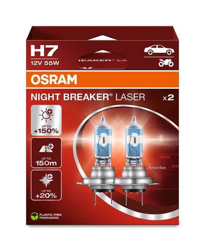 Duopack osram halogen 12v - duopack, h7