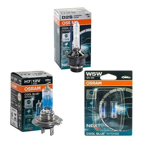 Osram set d2s w5w - +, h7